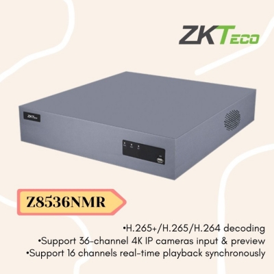 PoE NVR ZKTeco Z8536NMR - 8MP